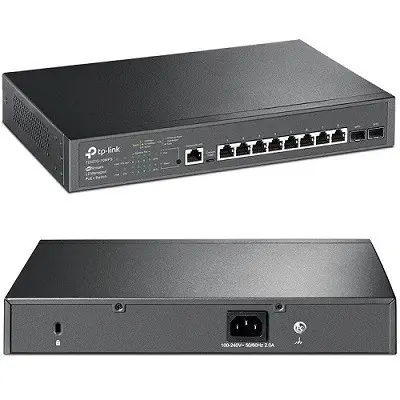 Tp-Link T2500G-10MPS 8 Port Yönetilebilir Switch