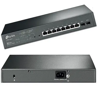 Tp-Link T1500G-10MPS 8 Port Yönetilebilir Switch