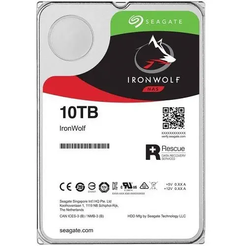 Seagate Ironwolf ST10000VN0008 10TB 256MB 7200 Rpm Nas Disk