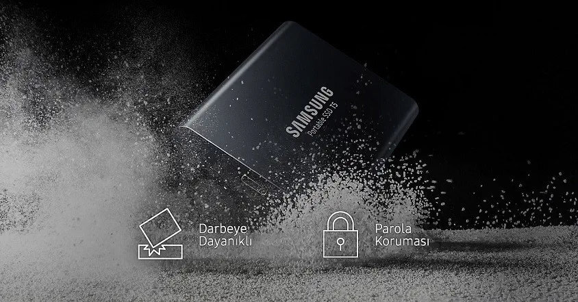 Samsung T5 MU-PA2T0BWW 2TB Taşınabilir SSD Disk