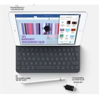 Apple iPad 7. Nesil 128GB Wi-Fi 10.2″ Uzay Grisi MW772TU/A Tablet