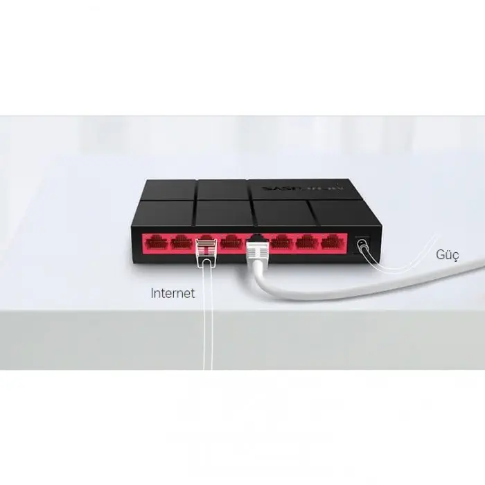 Mercusys MS108G 8 Port 10/100/1000 Mbps Yönetilemez Switch