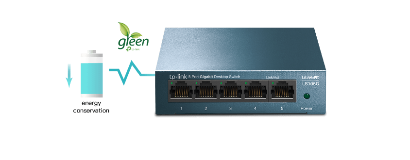 Tp-Link LS105G 5 Port Yönetilemez Switch