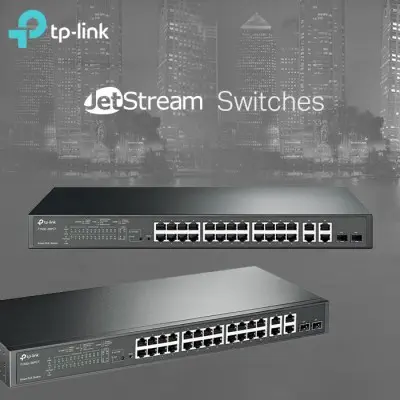 Tp-Link JetStream T1500-28PCT Smart PoE Switch (TL-SL2428P)