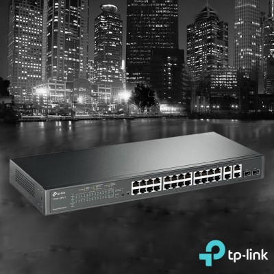 Tp-Link JetStream T1500-28PCT Smart PoE Switch (TL-SL2428P)