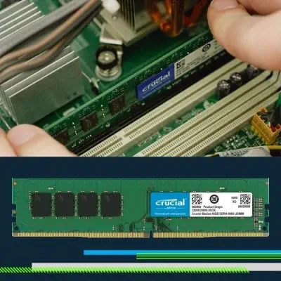 Crucial Basics UDIMM CB8GU2400 8GB Ram