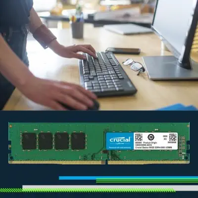 Crucial Basics UDIMM CB4GU2400 4GB Ram