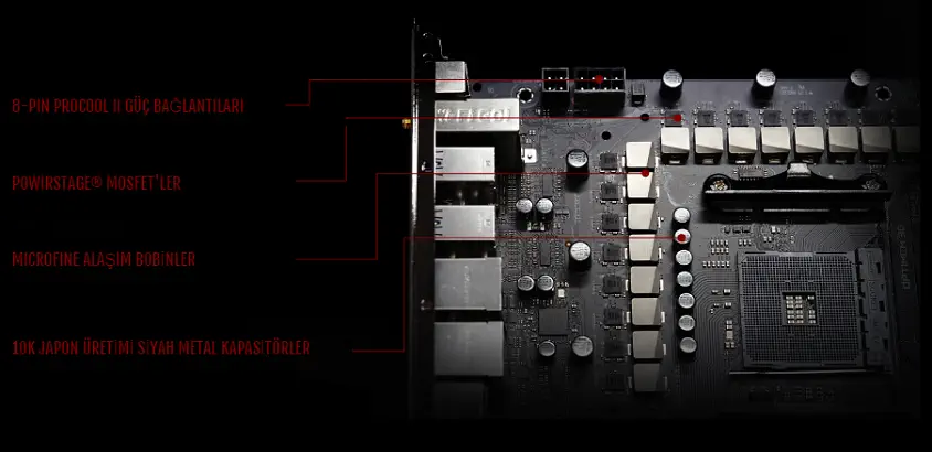 Asus ROG Crosshair VIII Hero Gaming Anakart