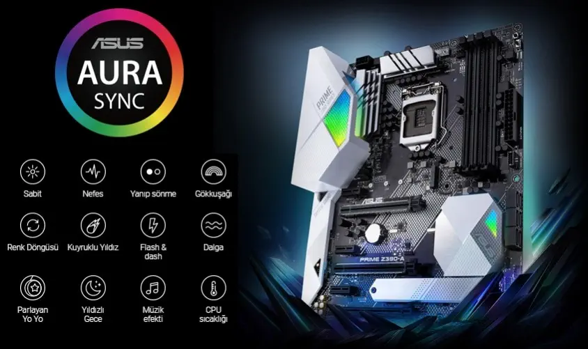 Asus Prime Z390-A/H10 Gaming Anakart