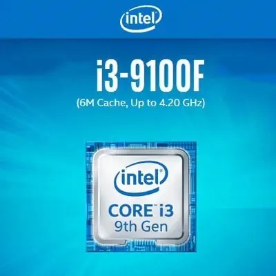 Intel Core i3-9100F Tray İşlemci 