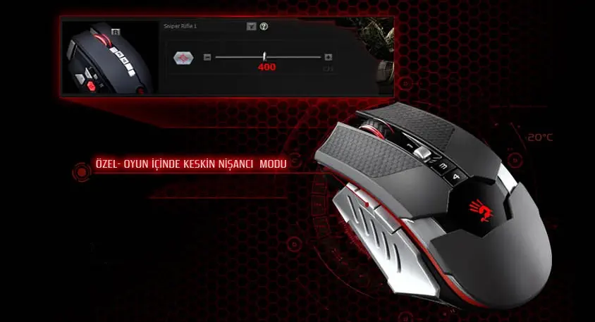 Bloody T5 Multi-Core Kablolu Gaming Mouse