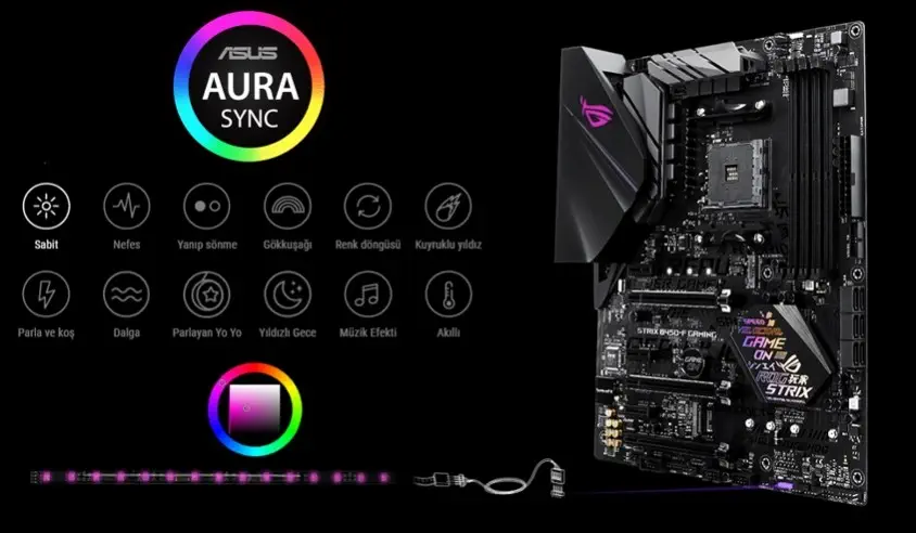 Asus Rog Strix B450-F Gaming ATX Gaming (Oyuncu) Anakart
