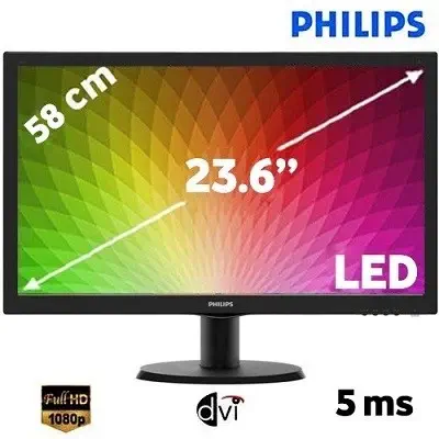 Philips 243V5LAB/01 Led  Monitör