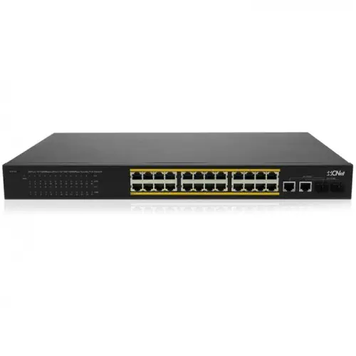 Cnet CSH-2422GSP 24 Port Switch 
