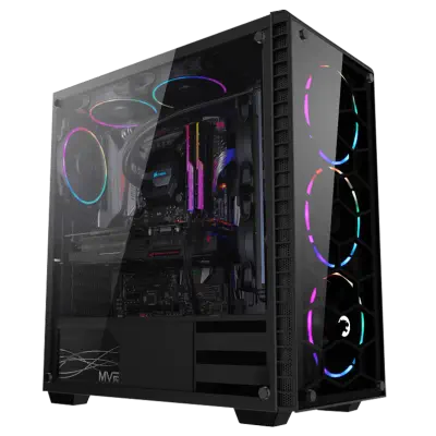 GamePower Horizon Gaming 4*120mm RGB Fan 650W 80+ Bronz Dahili PSU`lu RGB Kontrolcü ve Uzaktan Kumanda