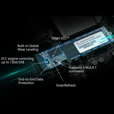 Apacer AS2280P4 AP480GAS2280P4-1 480GB NVMe PCIe M.2 SSD Disk