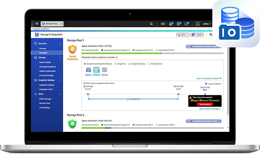 Qnap TS-431XU-RP Nas Depolama Ünitesi 