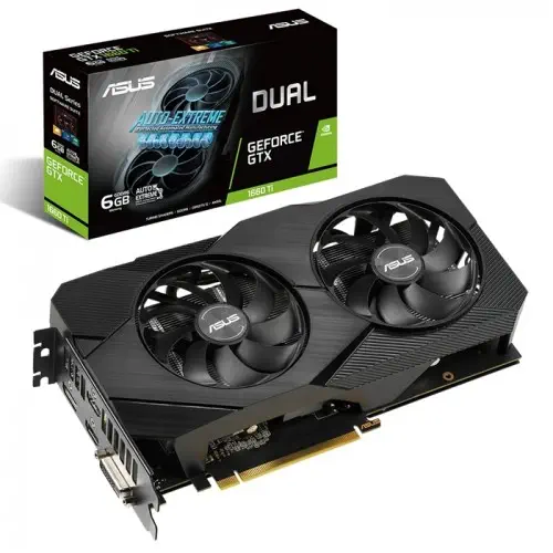 Asus Dual-GTX1660TI-6G-EVO Gaming Ekran Kartı