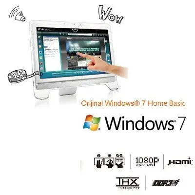Msı AE2051 E1800 Beyaz All In One Pc