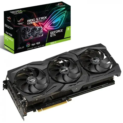 Asus ROG-Strix-GTX1660TI-A6G-Gaming Ekran Kartı