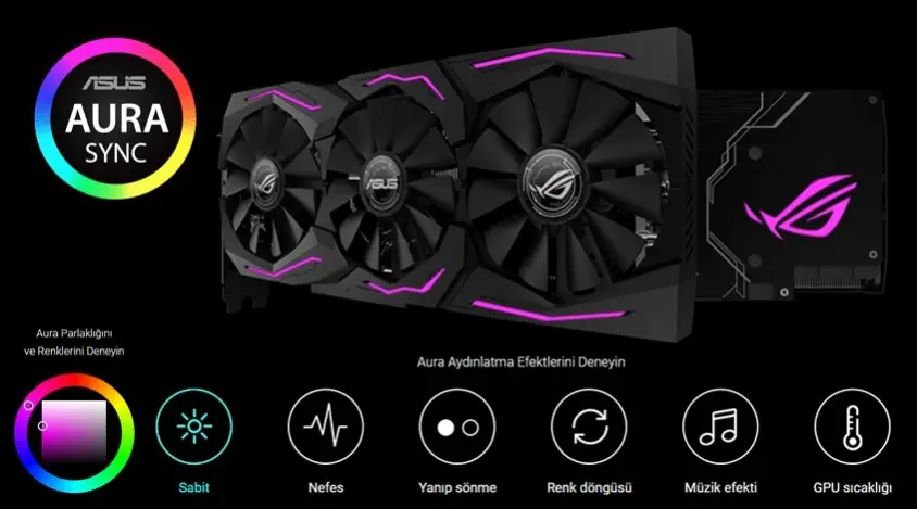 Asus ROG-Strix-RTX2070-A8G-Gaming Ekran Kartı