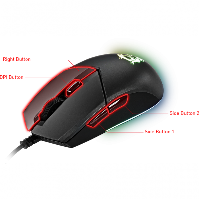 MSI Clutch GM11 RGB Gaming Mouse