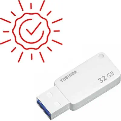 Toshiba 32GB U303 THN-U303W0320E4 Beyaz Flash Bellek