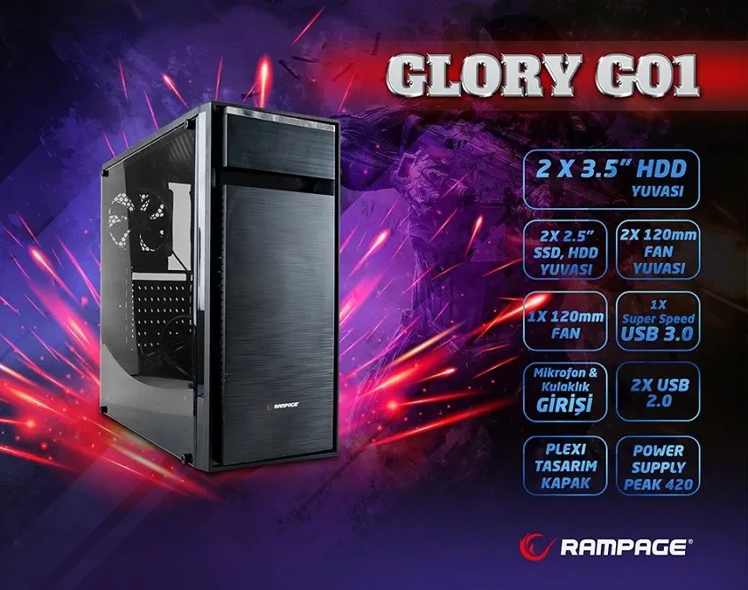 Everest Rampage Glory G01 Peak Oyun Kasa