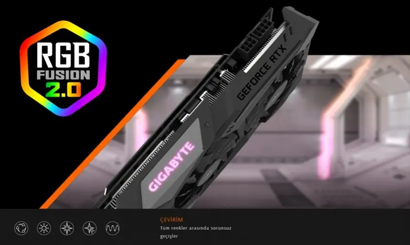 Gigabyte GV-N206SGAMING OC-8GC Gaming Ekran Kartı