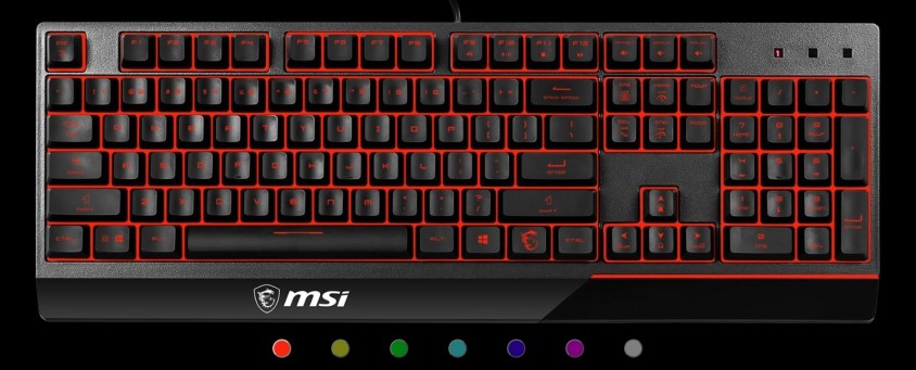 Msi Vigor GK30 RGB Mekanik Hisli TR + Clutch GM11 USB Gaming Klavye Mouse Set