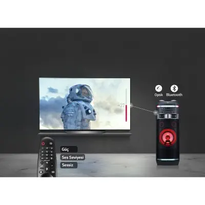 LG OK75 1000 W XBoom Taşınabilir Hi-Fi Ses Sistemi