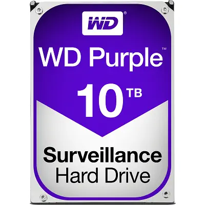 WD Purple WD101PURZ 10TB 3.5″ 7200Rpm 256MB Sata 3 7x24 Güvenlik Diski