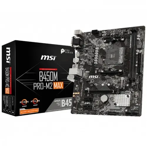 MSI B450M PRO-M2 MAX Gaming Anakart