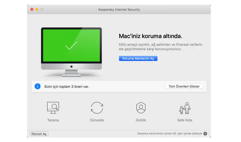 Kaspersky Internet Security  2019 Türkçe 4 Kullanıcı 1 Yıl