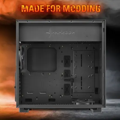 Sharkoon Pure Steel Black Gaming Kasa