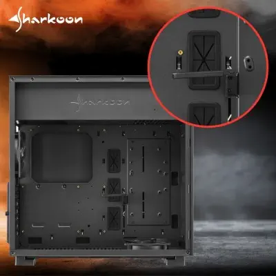 Sharkoon Pure Steel Black Gaming Kasa