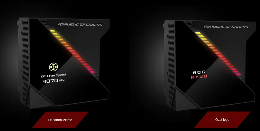 ASUS ROG RYUJIN 360 RGB LiveDash OLED 360mm İşlemci Sıvı Soğutucu