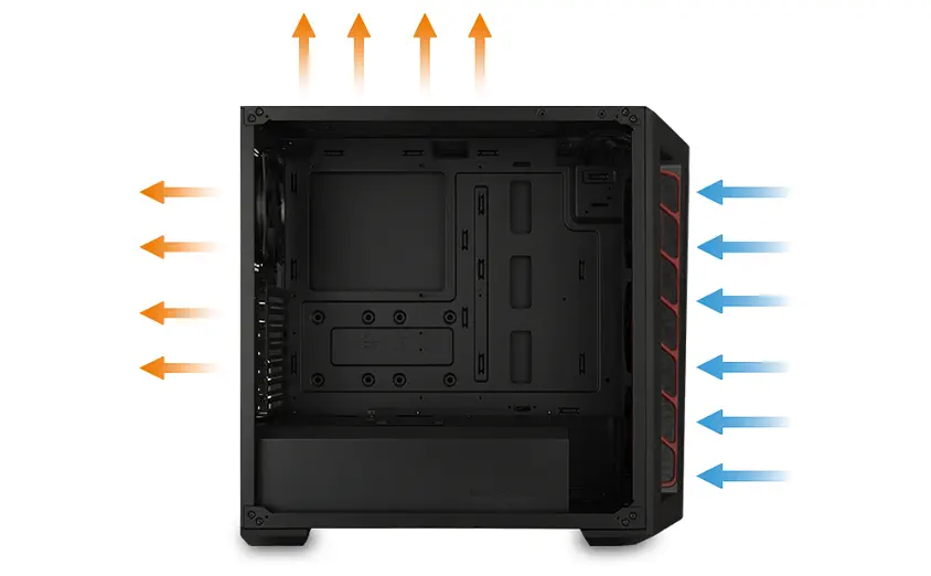 Cooler Master RC-MCB-B511D-KANB60-STU 600W Midi Tower Kasa