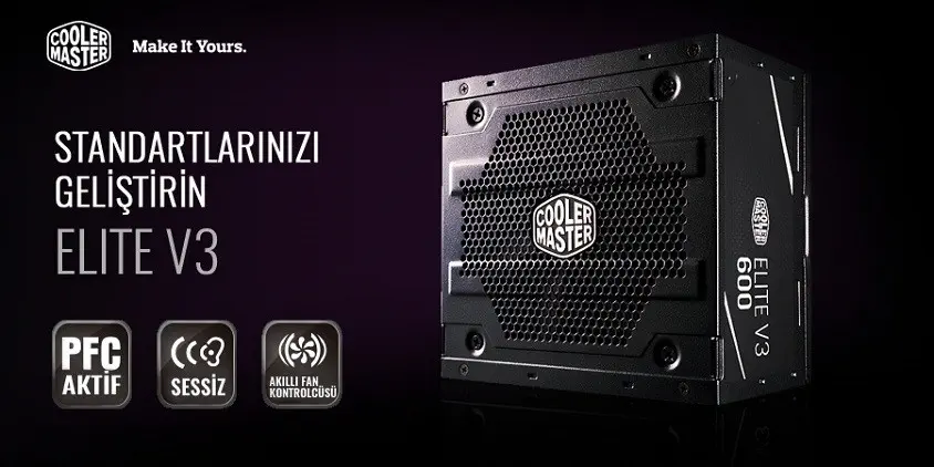 Cooler Master RC-MCB-B511D-KANB60-STU 600W Midi Tower Kasa