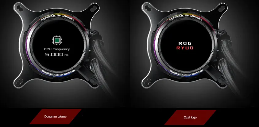 ASUS ROG RYUO 120 120mm Aura Sync RGB CPU Sıvı İşlemci Soğutucu