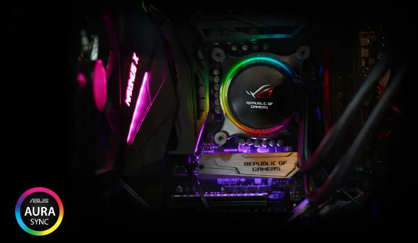 Asus RROG RYUO 120 120mm Aura Sync RGB CPU Sıvı Soğutma Sistemi