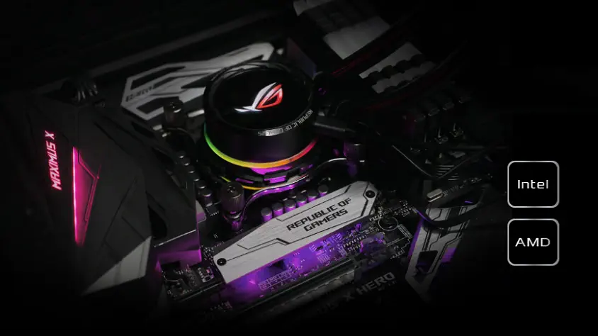 Asus RROG RYUO 120 120mm Aura Sync RGB CPU Sıvı Soğutma Sistemi