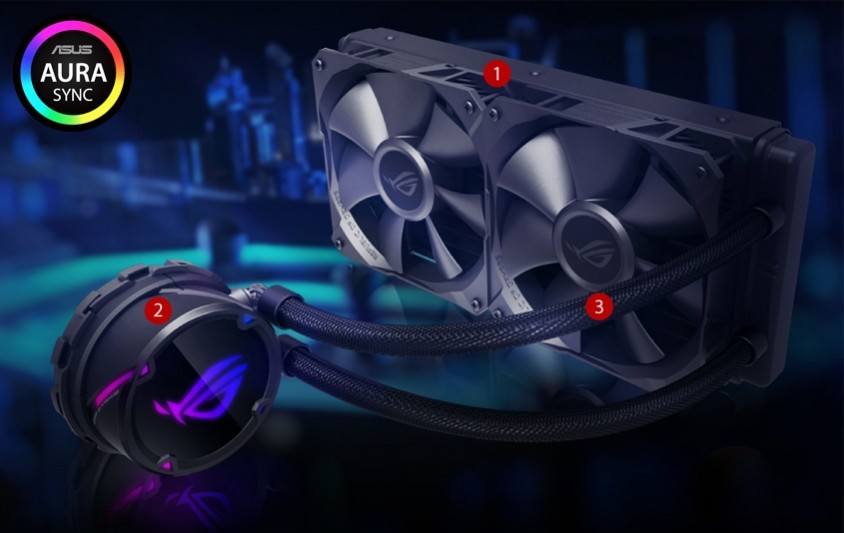 Asus ROG Strix LC 240 CPU Sıvı Soğutma Sistemi