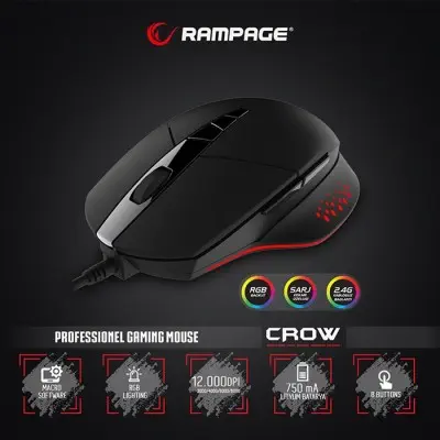 Rampage SMX-R23 Crow Gaming Mouse