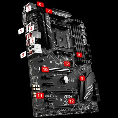 MSI X470 Gaming Plus Max Gaming Anakart