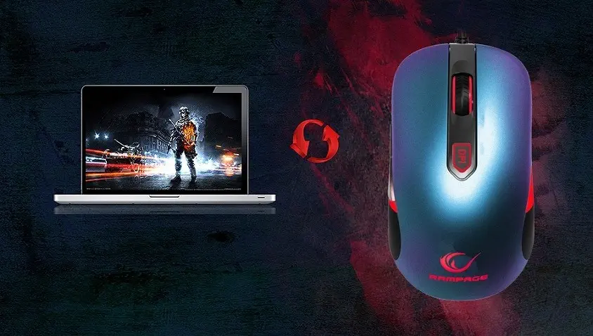 Everest Rampage SMX-R10 Makrolu Oyuncu Mouse Mavi