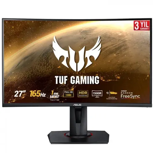 Asus TUF Gaming VG27VQ 27 inç Curved Gaming Monitör