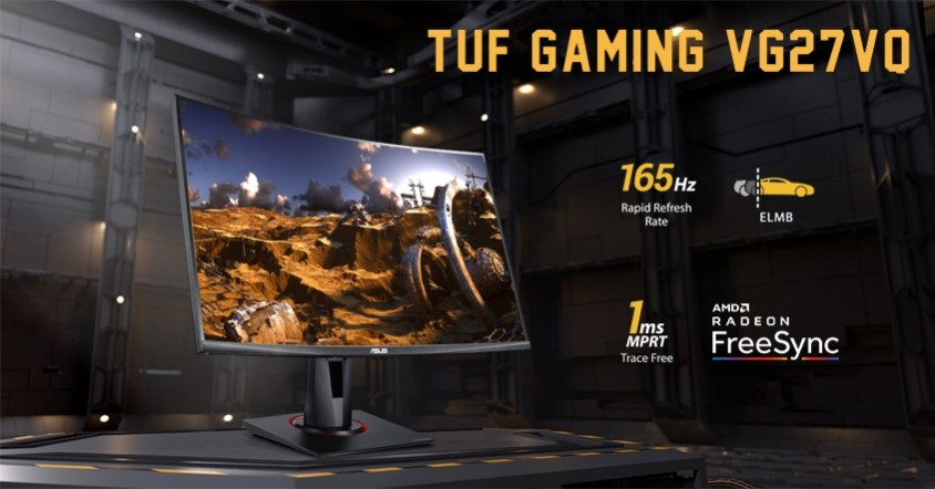 Asus TUF Gaming VG27VQ 27 inç Curved Gaming Monitör