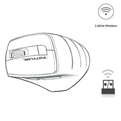 A4 Tech FG30 Kablosuz Beyaz Mouse