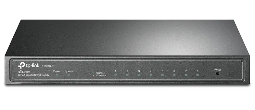 Tp-Link T1500G-8T 8 Port GigaBit Smart Switch